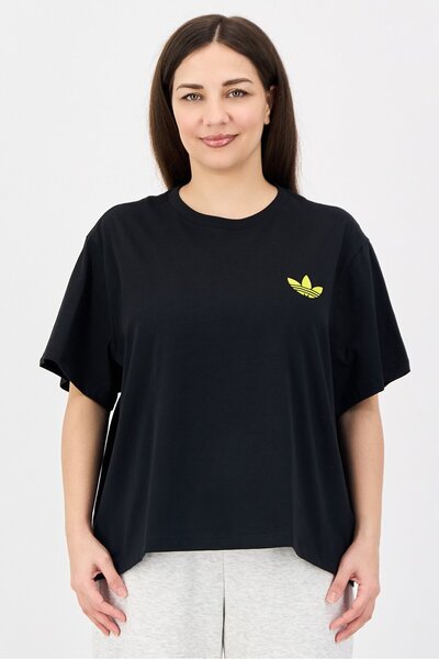 adidas Women Sportswear Fit Short Sleeve Outdoor T-Shirt, Black
