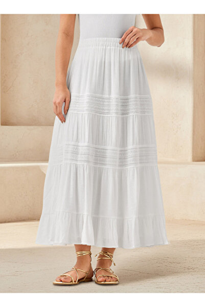 2Xtremz تنورة طويلة بتصميم متعدد الطبقات