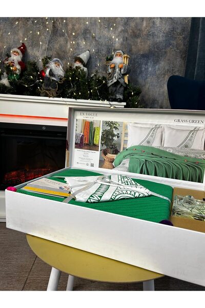 En Vouge En Vogue-Green Bedding Set
