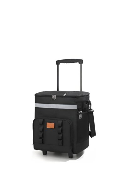 WDA Rolling Cooler Lunch Box with Wheels and Handle, Insulated Portable Food ...