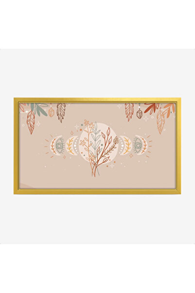 Tajridhome لوحة طبيعة هادئة - عناصر نباتية - ألوان دافئة - هادئ - لوحات فن عص...