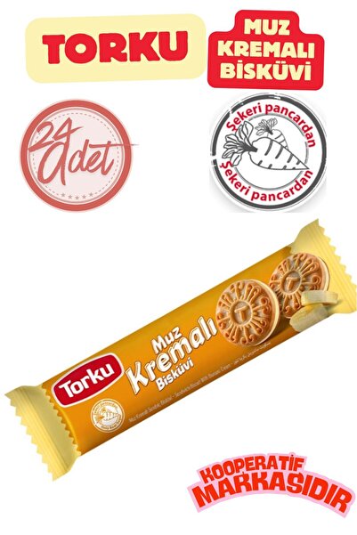 Torku KREMALI BİSKÜVİ MUZLU 61 G * 24 ADET