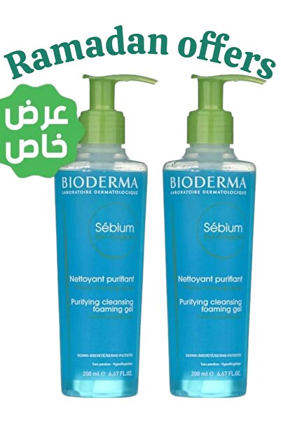 Bioderma Sebium Sebium Purifying Foaming Gel x2 200ml