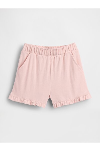 GAP Kız Bebek Açık Pembe Mix & Match Pull-On Ruffle Şort