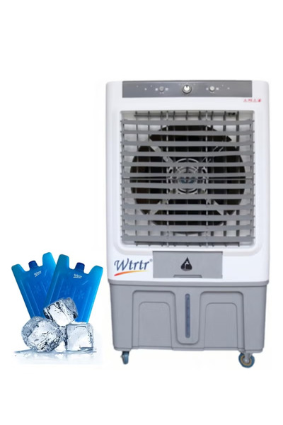 wtrtr 120L Evaporative Air Cooler, 550W, Ice Box, 3 Speeds, 4-Way Swing