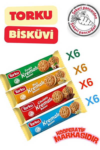 Torku KREMALI BİSKÜVİ KARIŞIK TANIŞMA PAKETİ 24 ADET