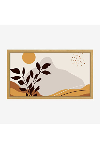 Tajridhome لوحة طبيعة هادئة - أشجار وأشكال - ألوان دافئة - هادئ - لوحات فن عص...