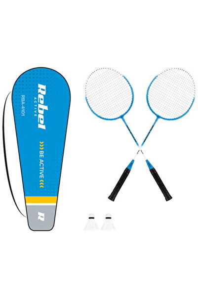 Rebel Set Badminton, 2 palete + 2 fluturasi, Husa, ACTIVE RBA-4101