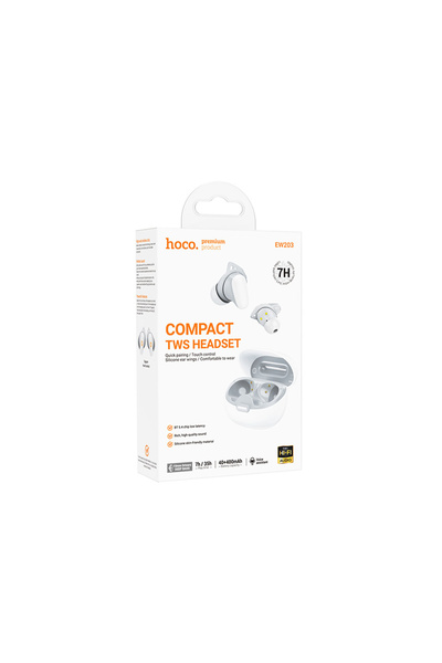 Hoco (EW203) » Casti Wireless, Ear Buds, BT 5.4, 400/40mAh, 7h, Compact Size,...