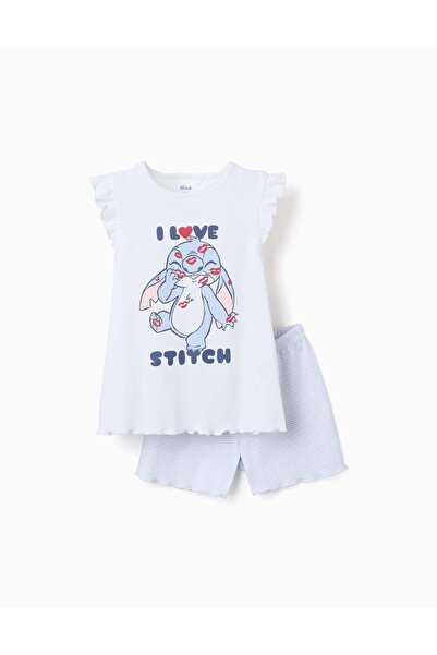 Ziddy Dis Pyjama Ls, White, 4/5