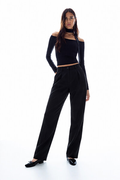 HAKKE Pileli Kemerli Palazzo PANTOLON