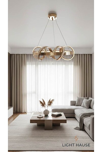 LİGHT HOUSE 6 lı Yıldız Model Salon Avizesi