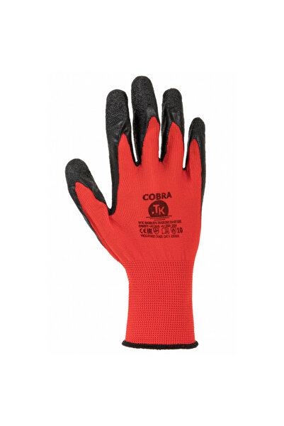 PBS Manusi protectie, din poliester/latex, EN 388 (3142X), EN 420+A1,EN 407, ...