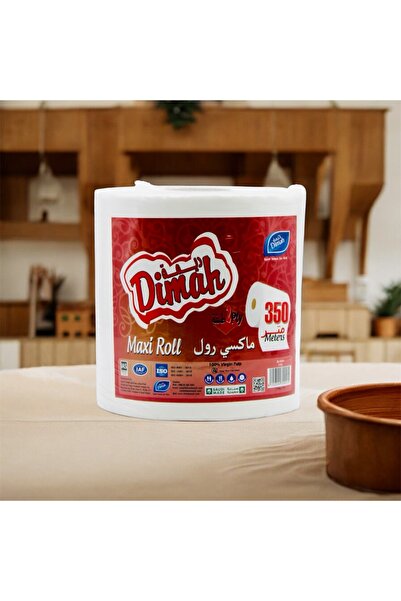 Dimah مناديل تنظيف ماكسي رول، لفافة ورق فائقة الامتصاص من طبقتين، قوية ومتينة...