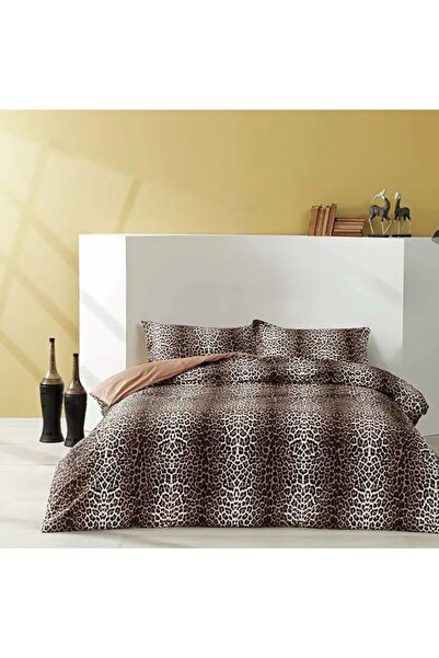 DİORE COLLECTİON Set de lenjerie de pat Diore Home cu imprimeu leopard