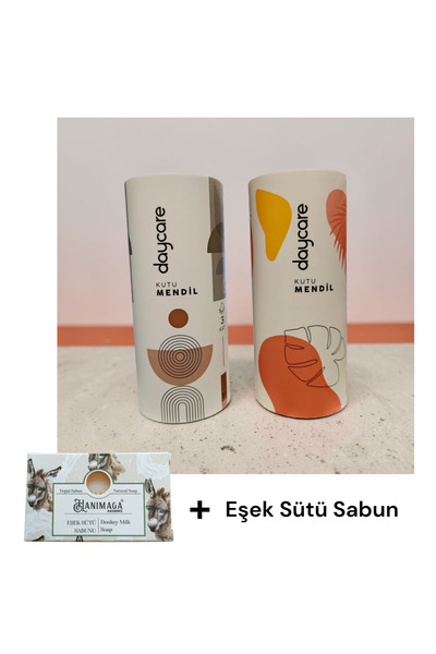 KMS HOME Daycare Tissue Box Kutu Çek-Al Paper Tissue Box 3 Layers 50 Pieces X...