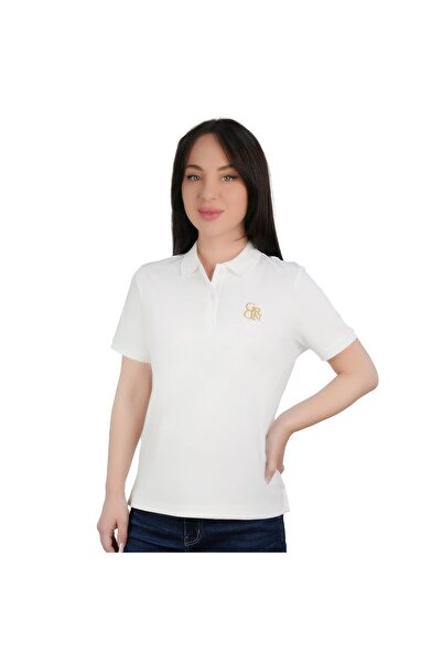 Giordano Women's Cotton Pique Slim Fit Solid Polo