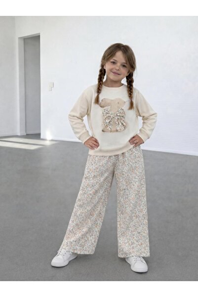 CHİCKİDSWEAR Kız Çocuk Bol Paça İkili Takım