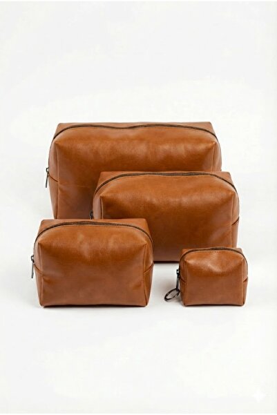 PurpleART Жіноча косметичка «Матрьошка» з 4 відділеннями