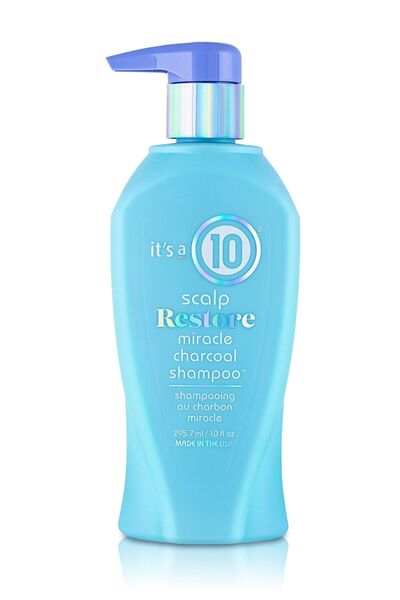 It's a 10 Haircare Șampon Scalp Restore Miracle cu cărbune pentru păr, îndepă...
