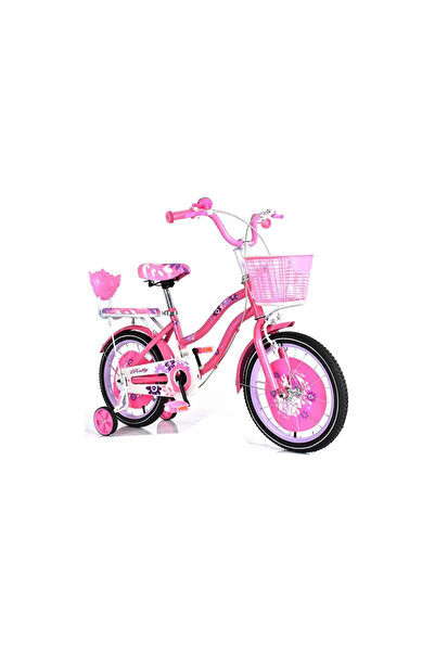Leno Girls’ 14-Inch Pedal Bicycle With Stylish Design, Featuring Front Basket...