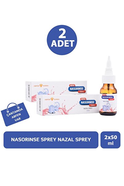 Abfen Farma Nasorinse Sprey 50 ml 2 Adet
