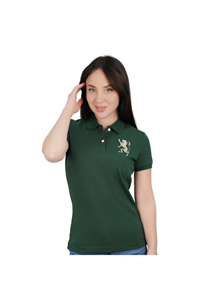 Giordano Women’s Slim Fit Embroidered 3D Lion Polo