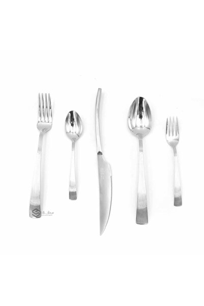 SQF 30-piece silver cutlery set (spoons, forks, and knives)