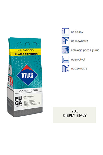 Atlas CHIT CERAMIC - 201 alb cald 2 kg