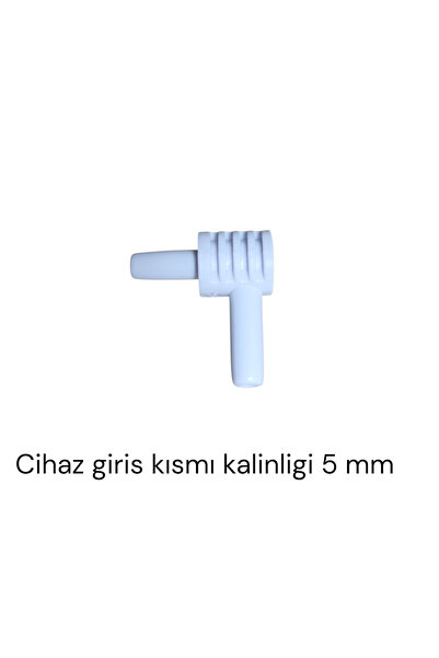 ARCHER Dijital Tansiyon Aleti Konnektör Jak Bağlantı Aparatı Beyaz L Tıp 5 Mm