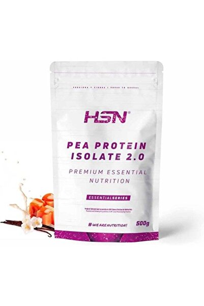 Hsn بروتين البازلاء المعزول | بنكهة الفانيليا والكراميل 500 غرام