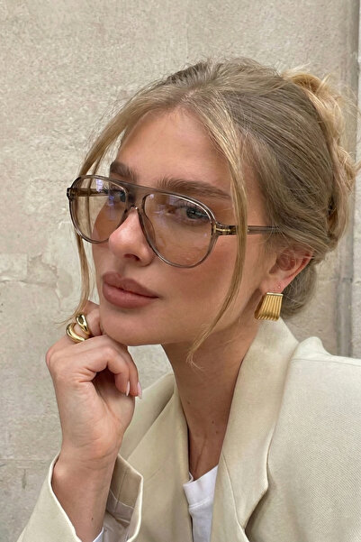 Chunky Frame Celly Unisex Nude Uv400 Filtrli Ultra Hafif Güneş Gözlüğü