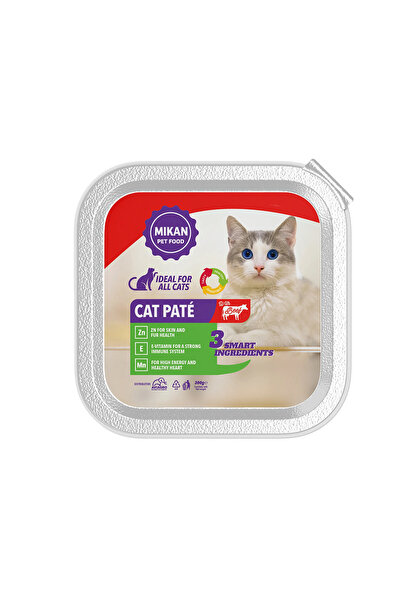 Mikan Pate Gourmet pentru pisici cu aromă de vită 100g