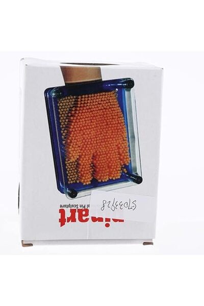 Generic Plastic 3D Pin Impression Hand Mold Board Sculpture Board Toy Black S