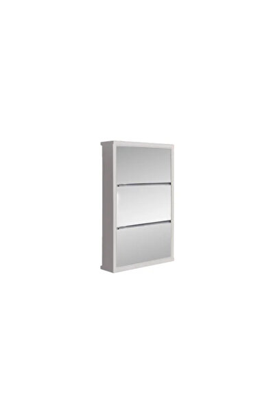 Mobila ABC Shoe Cabinet 3 Doors Front Mirror