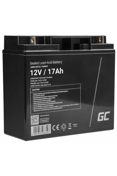 Greencell Battery AGM VRLA 12V 17Ah