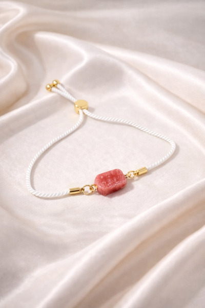 doublemax Rodonite Aries – Taurus Natural Stone Bracelet