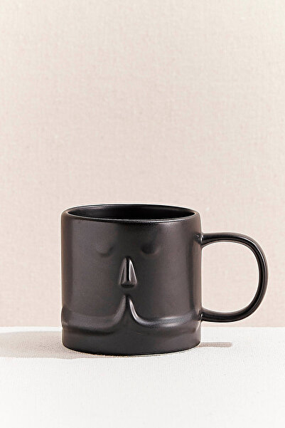 Paşabahçe Thank You Siyah Seramik Kupa