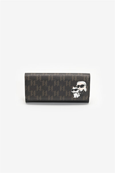 Karl Lagerfeld Ikon Monogram CC Cont Kadın Cüzdan