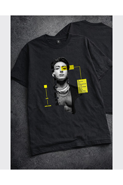 barsdepo Jung Kook Golden Printed Unisex T-Shirt for Children / Adults (with ...