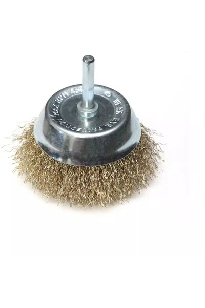 DEDRA EXIM DEDRA-EXIM Brass Wire Pot Brush 50mm with Bolt
