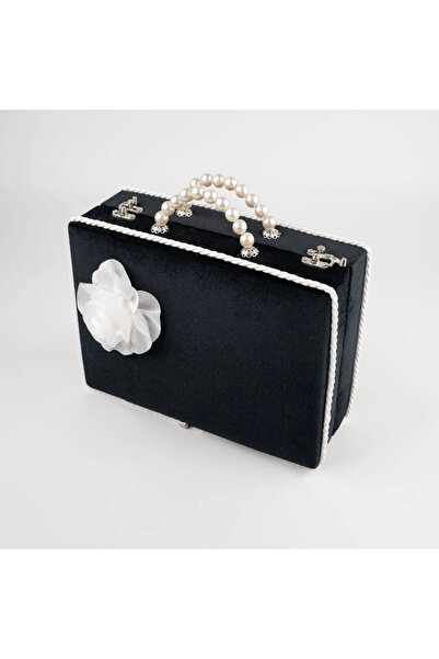 Hayrat Neşriyat صندوق زينة مخملي لحفظ القرآن (أسود، صندوق مجوف)