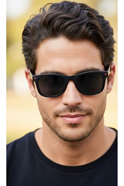 Nilu Moda Unisex Sunglasses with Red Handle and Red Pin for Women and Men