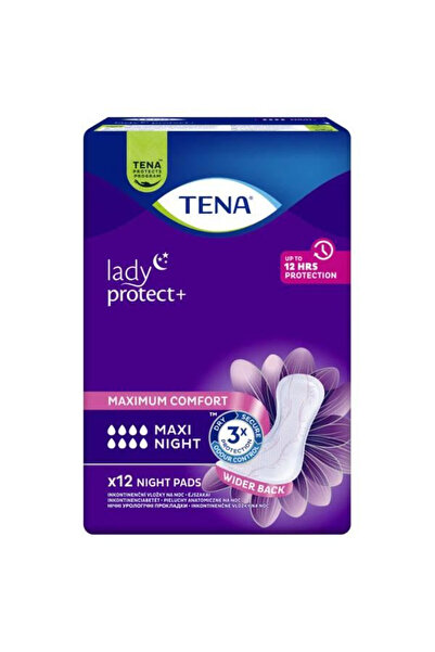 TENA Absorbante pentru incontinență urinară Lady Maxi Night – 12 bucăți