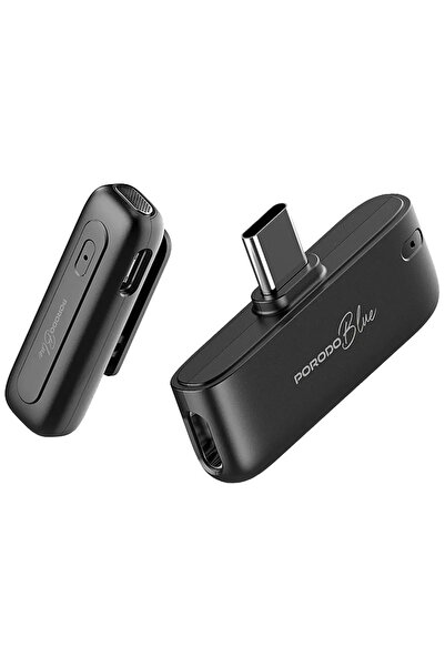 porodo Blue ClipMic Pro Wireless Microphone