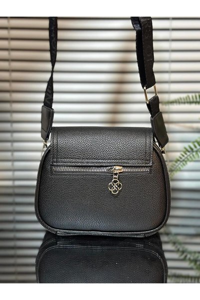 Fidella Women's Bag with Cover Detail, Three Compartments, Crossbody, Width: 20 Cm, Length: 17 Cm, Width: 8 cm
