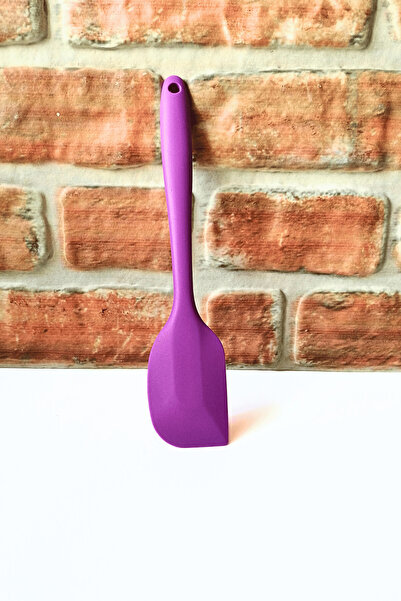 ELEGANCEV Silicone Double-Sided Hard Spatula - Side Spatula - Purple Color - ...
