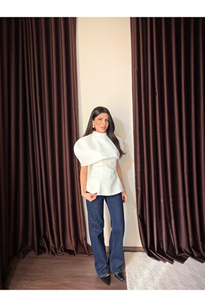 LOISY Women's Strapless Blouse with Double Bolero