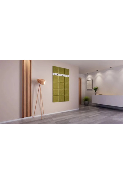 Mobila ABC Hall Coat Rack Klaus VII, White/Green