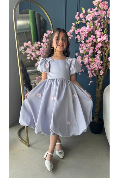 Warazan فستان ناعم بتخيلة ورود